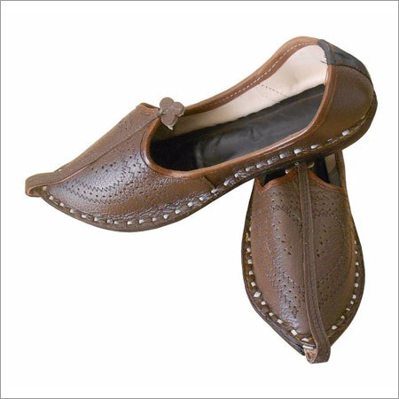 Brown Mens Mojari Jutti