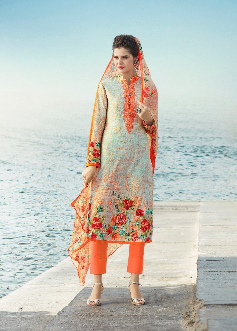 Cotton Straight Suits