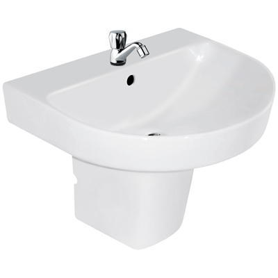 व्हाइट पेडस्टल - हाफ