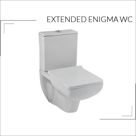 व्हाइट एक्सटेंडेड वॉल माउंटेड क्लोसेट