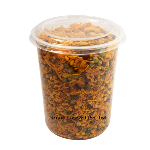 Round Container - 1200ml, Clear Pp Material | Lightweight, Break-resistant Design For Serving Drinks At Events