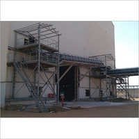 जंक्शन टॉवर के साथ ओवरहेड बेल्ट कन्वेयर