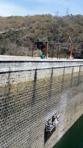 Suspended Rope Platform