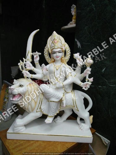 मार्बल दुर्गा मूर्ति