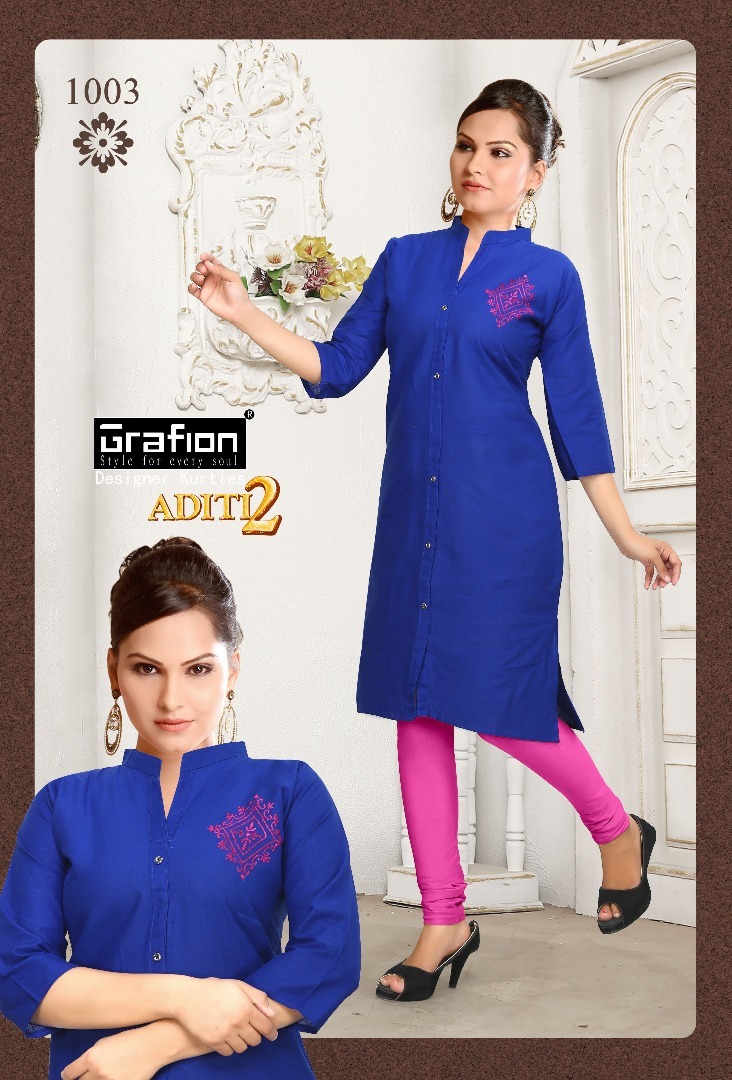 Fancy Cotton Fabric Kurti