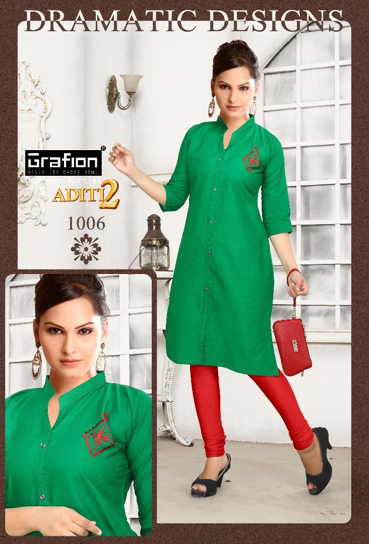 Fancy Cotton Fabric Kurti
