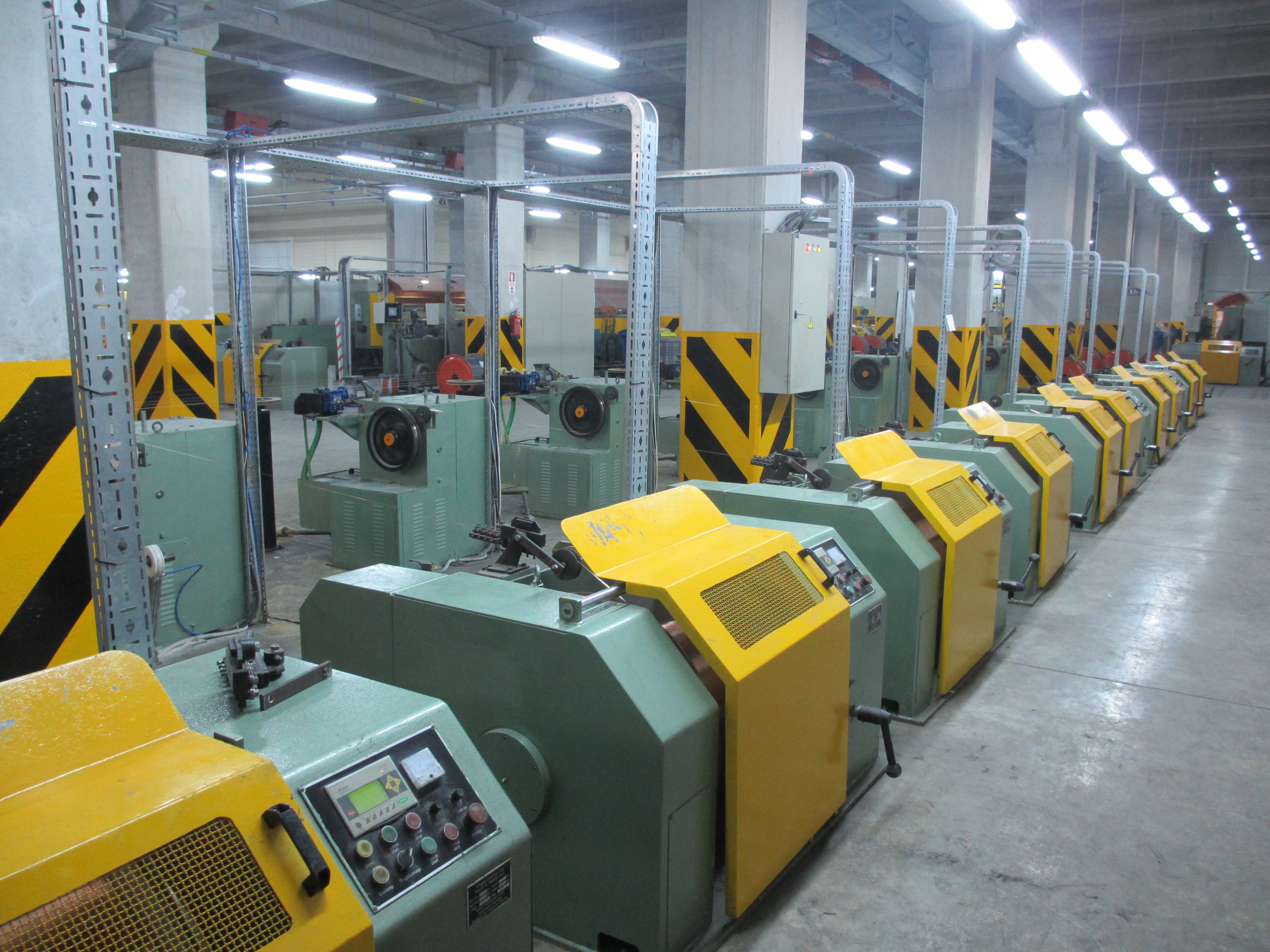 Mig/co2 Multi Line Copper Wire Coating Line - Color: Blue+yellow