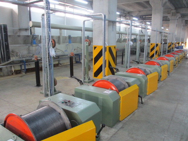 Mig/co2 Multi Line Copper Wire Coating Line - Color: Blue+yellow