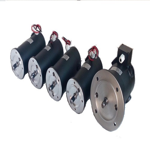 Black Pmdc Geared Motor
