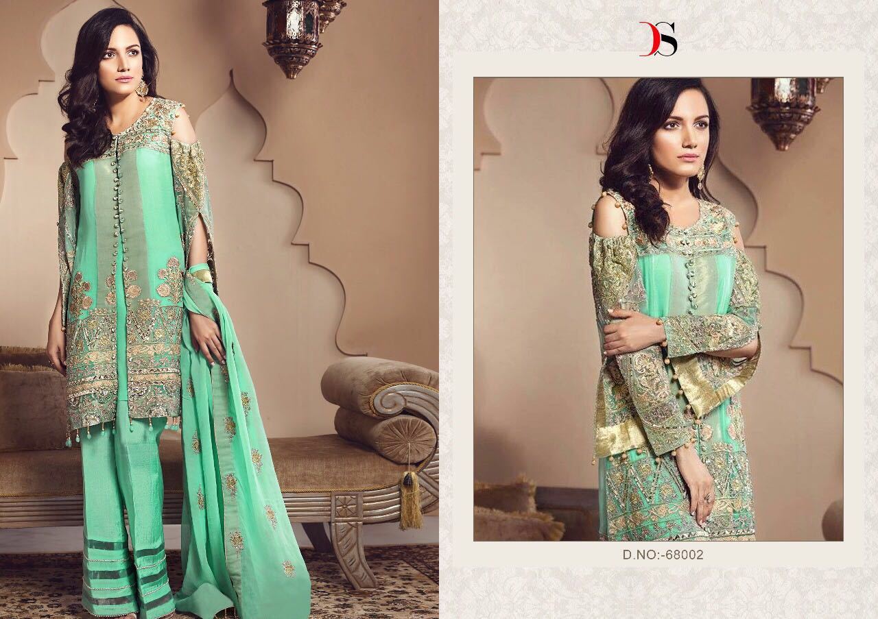 Georgette Fabrics Work Suits