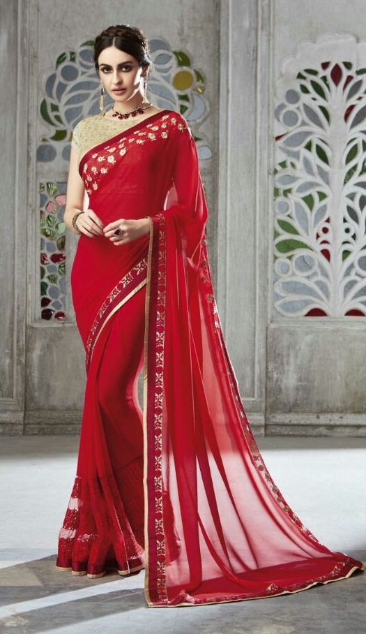 Georgette Shopping Of Designer Saree