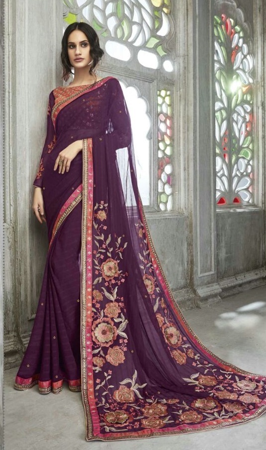 Georgette Shopping Of Designer Saree