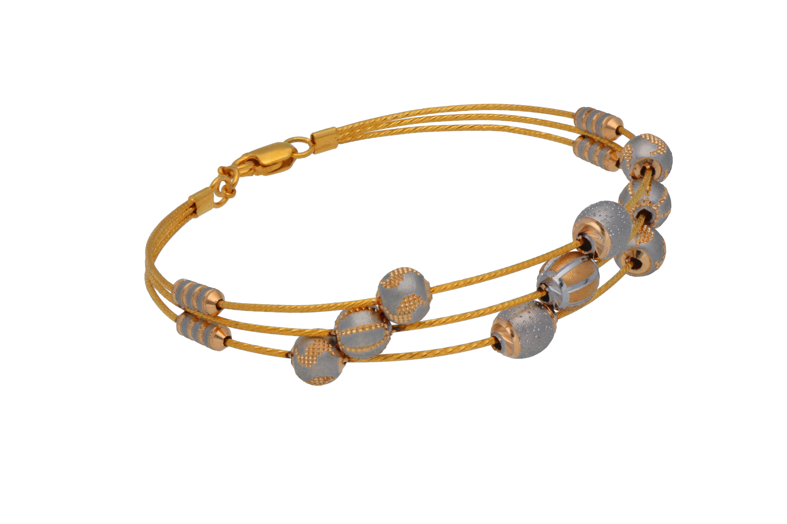 Adira Bracelet - 22k Yellow Gold, 9.7 Grams Weight | Lightweight, Expertly Crafted For Any Occasion
