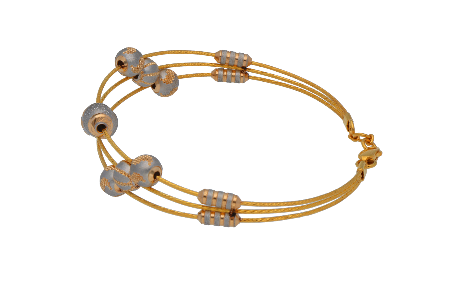 Adira Bracelet - 22k Yellow Gold, 9.7 Grams Weight | Lightweight, Expertly Crafted For Any Occasion