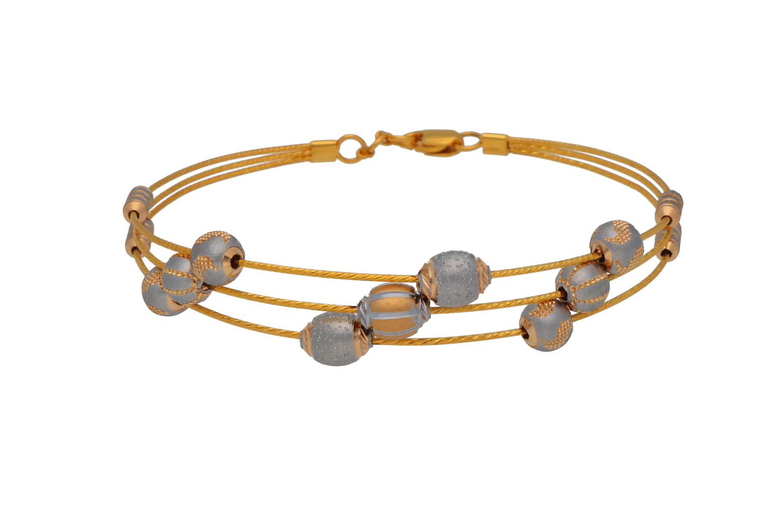 Adira Bracelet - 22k Yellow Gold, 9.7 Grams Weight | Lightweight, Expertly Crafted For Any Occasion