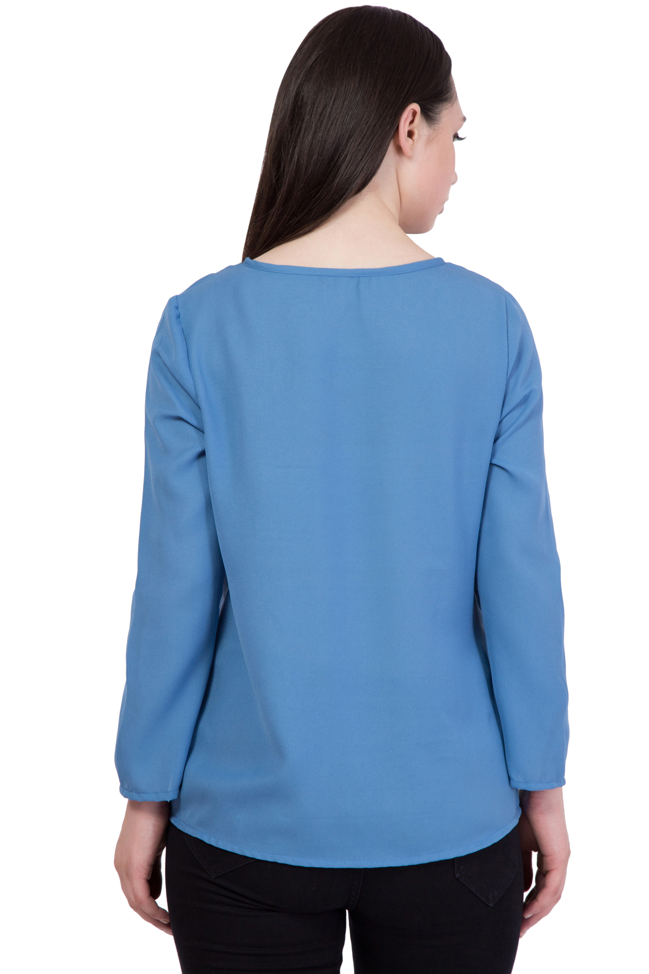 Poly Sumer Cool - Polyester Fabric, Xs To Xl Sizes | Classic Full Sleeve Top With Lace Decoration