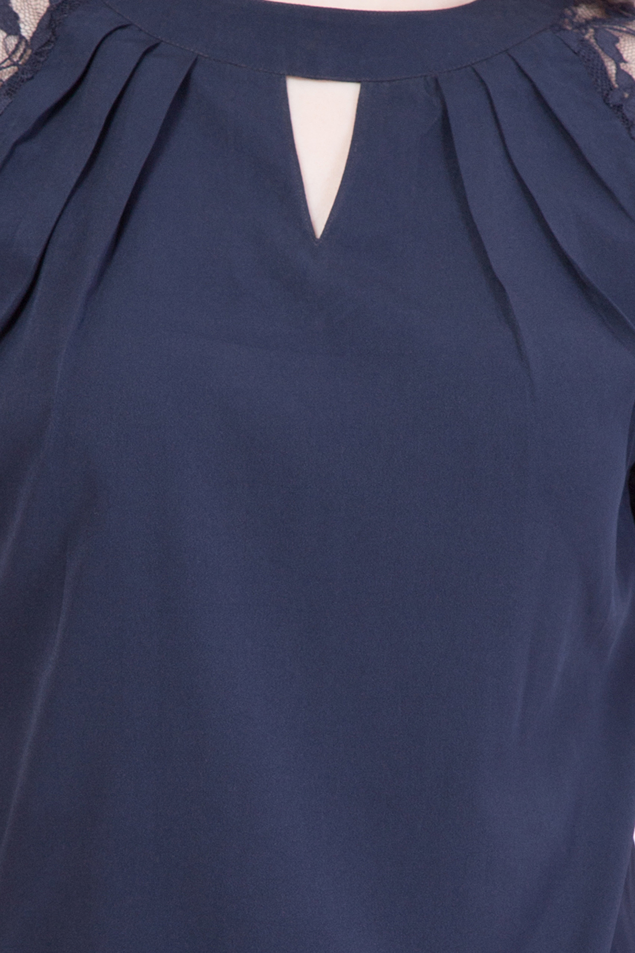 Crepe Lace Top - Size Xs To Xl, Short Sleeves With Our Logo, Western Style