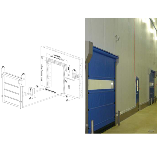 SIO Aut Enviro के साफ उच्च गति रोलिंग दरवाजे