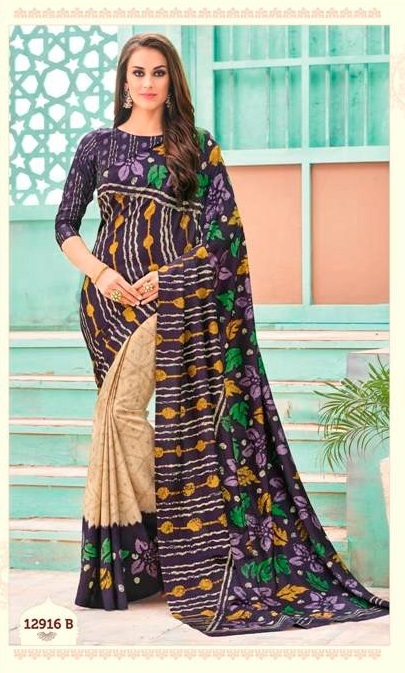 Printed Designers Sarees