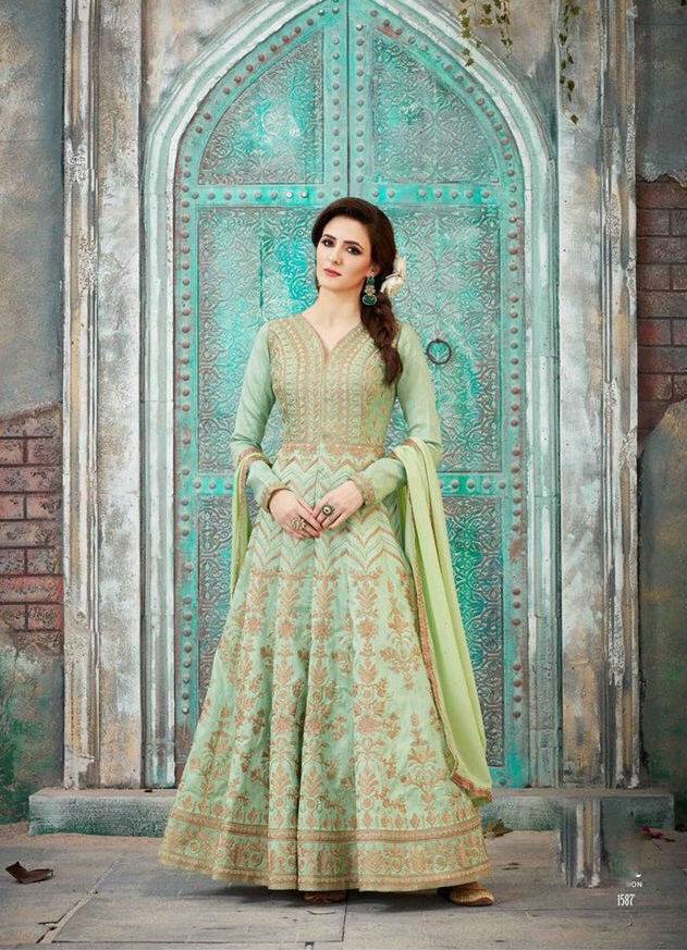 Embroidered Salwar Kameez - Australian Silk/net Top, Japan Crepe Inner, Australian Silk Soft Silk Bottom, Georgette Dupatta | Elegant Design, Comfortable Fit, Intricate Embroidery, Occasion Wear