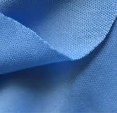 Blue Interlock Knitted Fabrics
