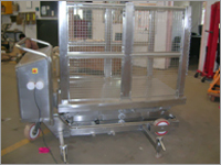 Control Panel Operated Scissors Lifting Platform