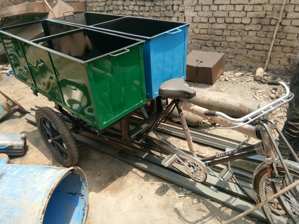 Tri Cycle Dustbin