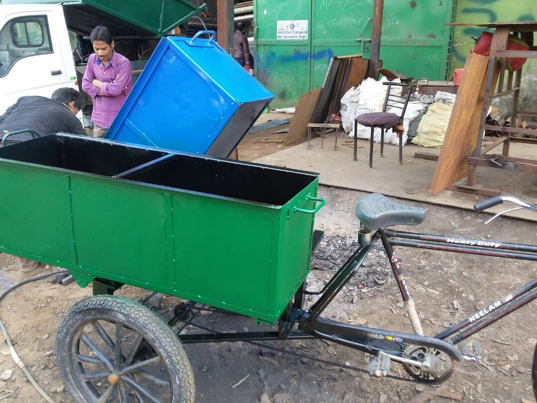Tri Cycle Dustbin