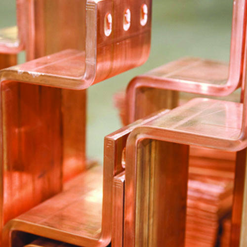 Copper Bus Bars - Annealed 60 Hv Max, Reddish Orange Polished Finish, 30 Kg Weight | Energy Efficient, Multiple Configurations, Short Circuit Protection