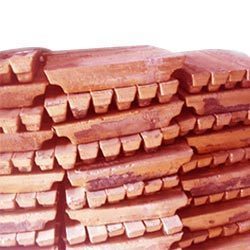 Pure Copper Ingots - Graded 99.99% Cu Content, 350x75x90 Mm, Deep Reddish Brown | High Purity, Excellent Machinability & Corrosion Resistance, 15 Kg