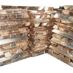 Pure Copper Ingots - Graded 99.99% Cu Content, 350x75x90 Mm, Deep Reddish Brown | High Purity, Excellent Machinability & Corrosion Resistance, 15 Kg