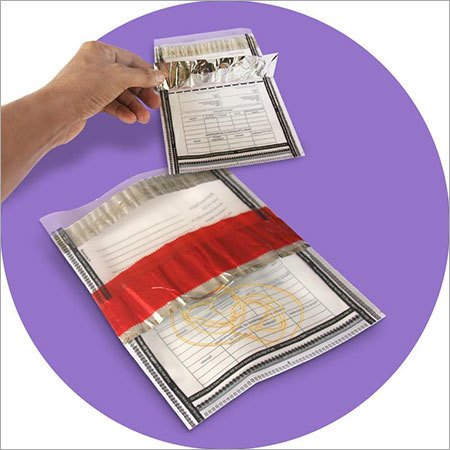 Gold Loan Plastic Envelopes
