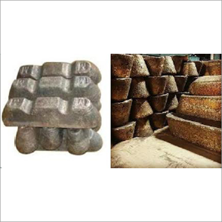 Railway Bronze Ingots - IS:1458-1965 Specifications, Dimension 500x100x90 mm, Yellowish Brown, Grades with Up To 8% Tin & 16% Lead