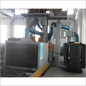 Steel Sheet Shot Blasting Machine - Color: Grey