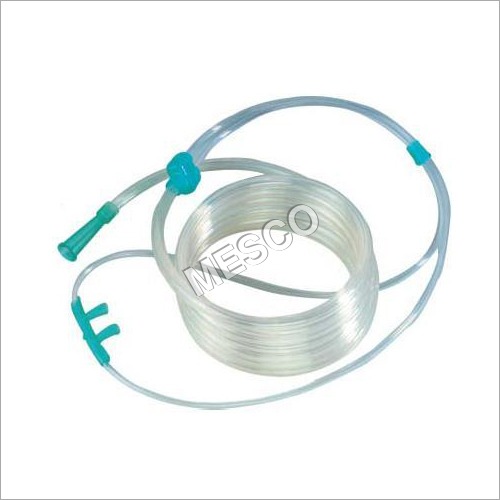 Twin Bore Nasal Oxygen Set - Soft Medical Grade PVC , 2 Meter Length for Adult and Child Use , Individually Packed in Poly Pouch