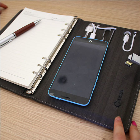 Business Notebook With Powerbank