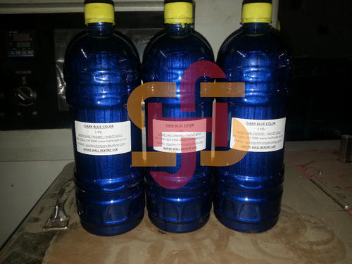 Liquied Dark Blue Metalic Color