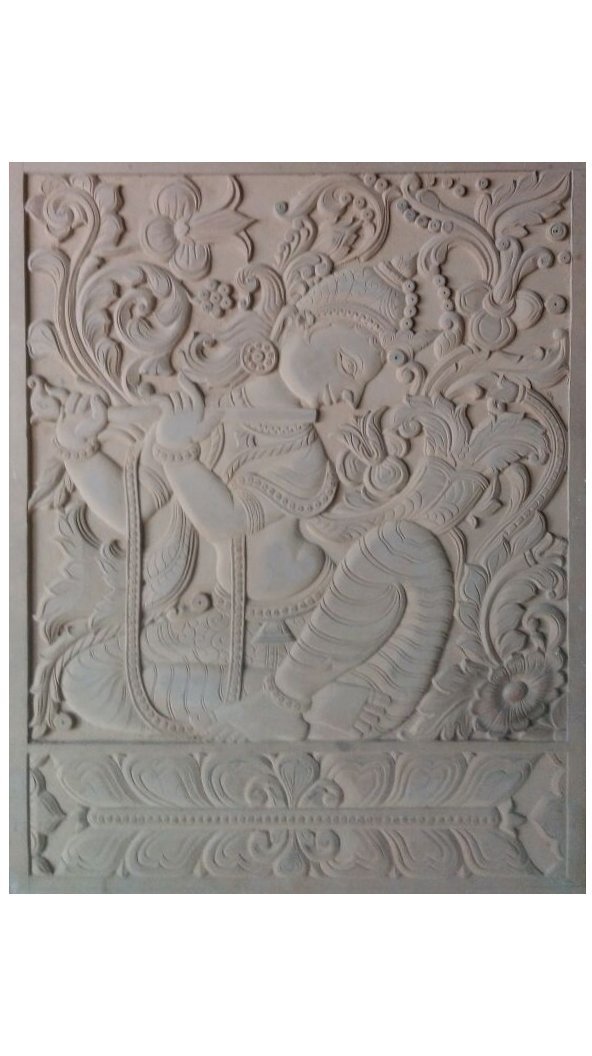 Krishna Panels - Wood Material, Varied Dimensions, Silver Finish | Elegant Design, Intricate Carving, Durable, Easy Installation, Aesthetic Value