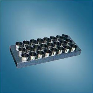 SS Milk Sample Bottle Tray - 1.2 mm AISI Grade Sheet, Compact Design with 24 Holes for Easy Handling and Carrying