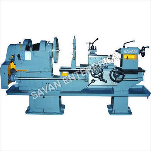 Blue Electric Lathe Machine