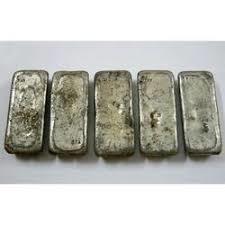 White Metal Ingots - Alloy Bar, 600x75x90 Mm, Milky White, Grade-specific Compositions For Bridges, Defense, Electrical Substations & Steel Industry