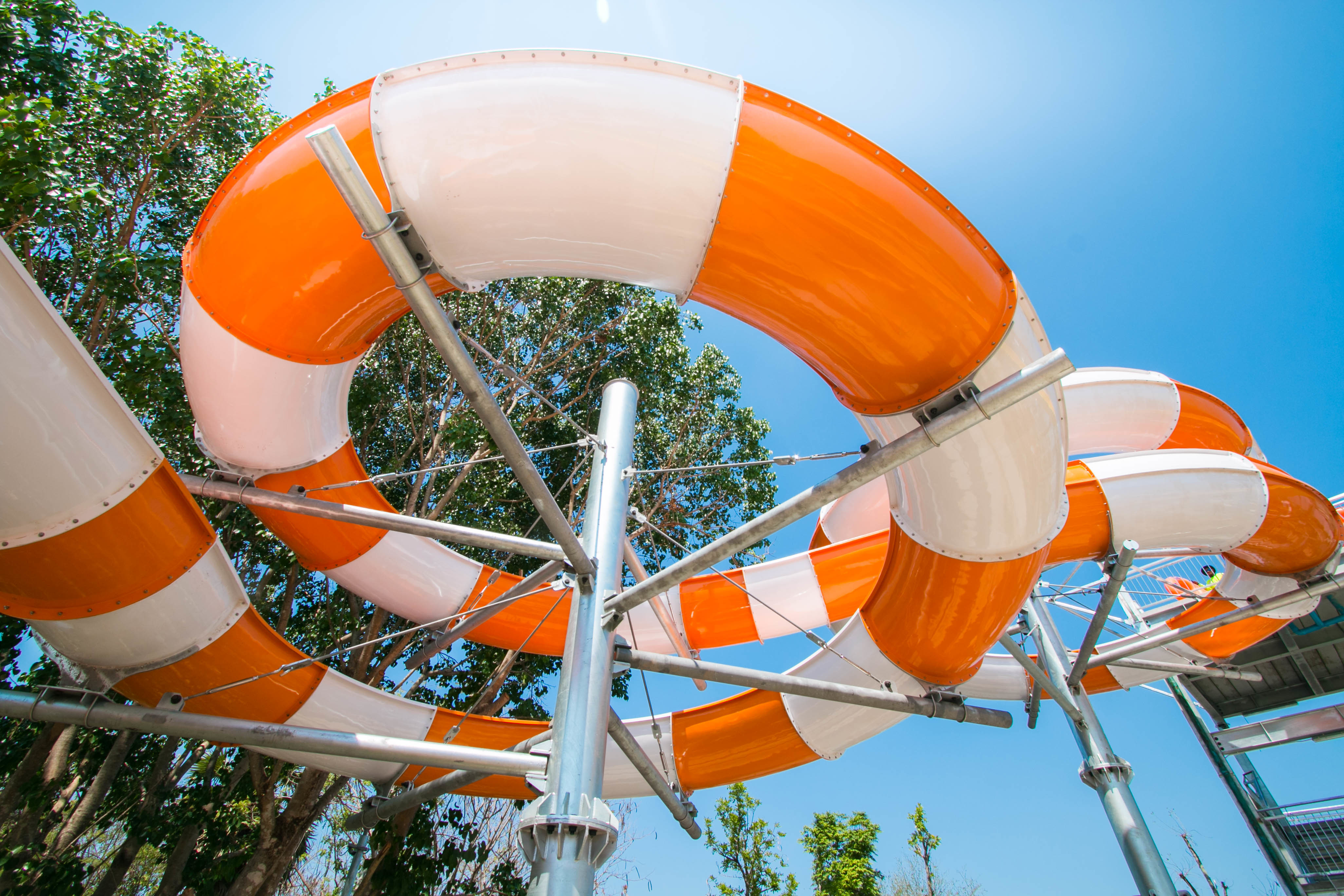 Family Float Water Slides - Open And Closed
