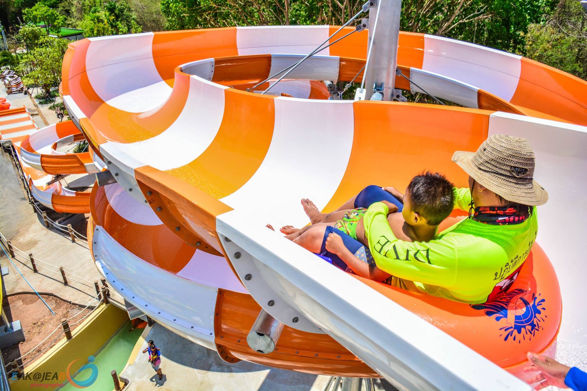 Family Float Water Slides - Open And Closed