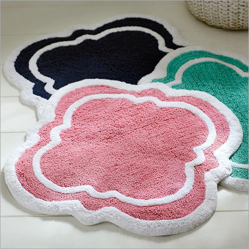 चेनिल बॉर्डर बाथ मैट