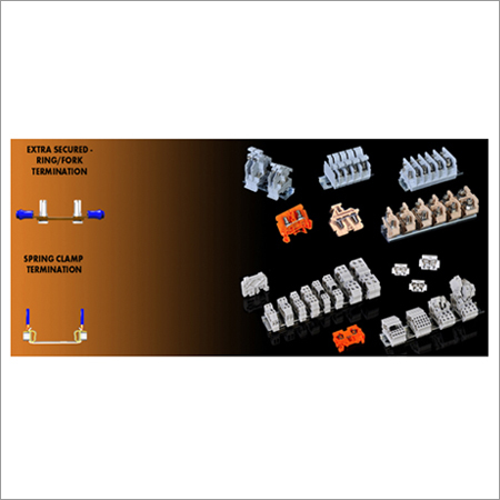 व्हाइट एंड ब्लैक एक्स्ट्रा सिक्योर रिंग-फोर्क टर्निनेशन