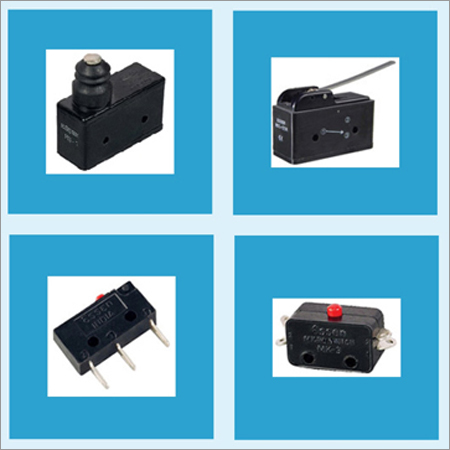 सफेद और काले माइक्रो स्विच