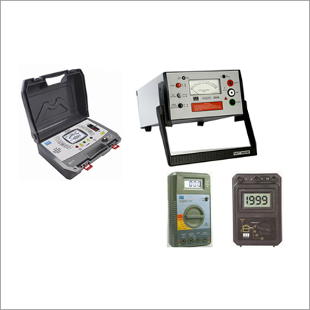 व्हाइट एंड ब्लैक डिजिटल इंसुलेशन (मेगर) टेस्टर