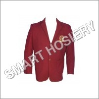 School Blazer - Polyester Material, Multiple Sizes Available | Burgundy Color, Regular Fit, Long Sleeves, Button Closure, Notched Collar