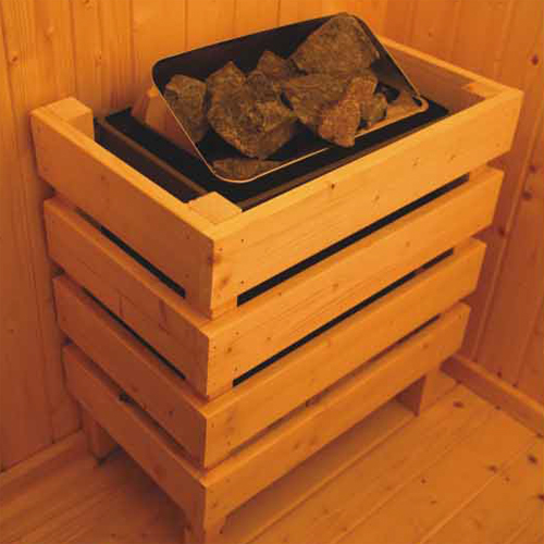 Sauna Heater - Wood Made, Floor Standing Design | Fast Heating, Environment Friendly, Ergonomic Look, Long Lasting Quality, Safe and Cost Effective