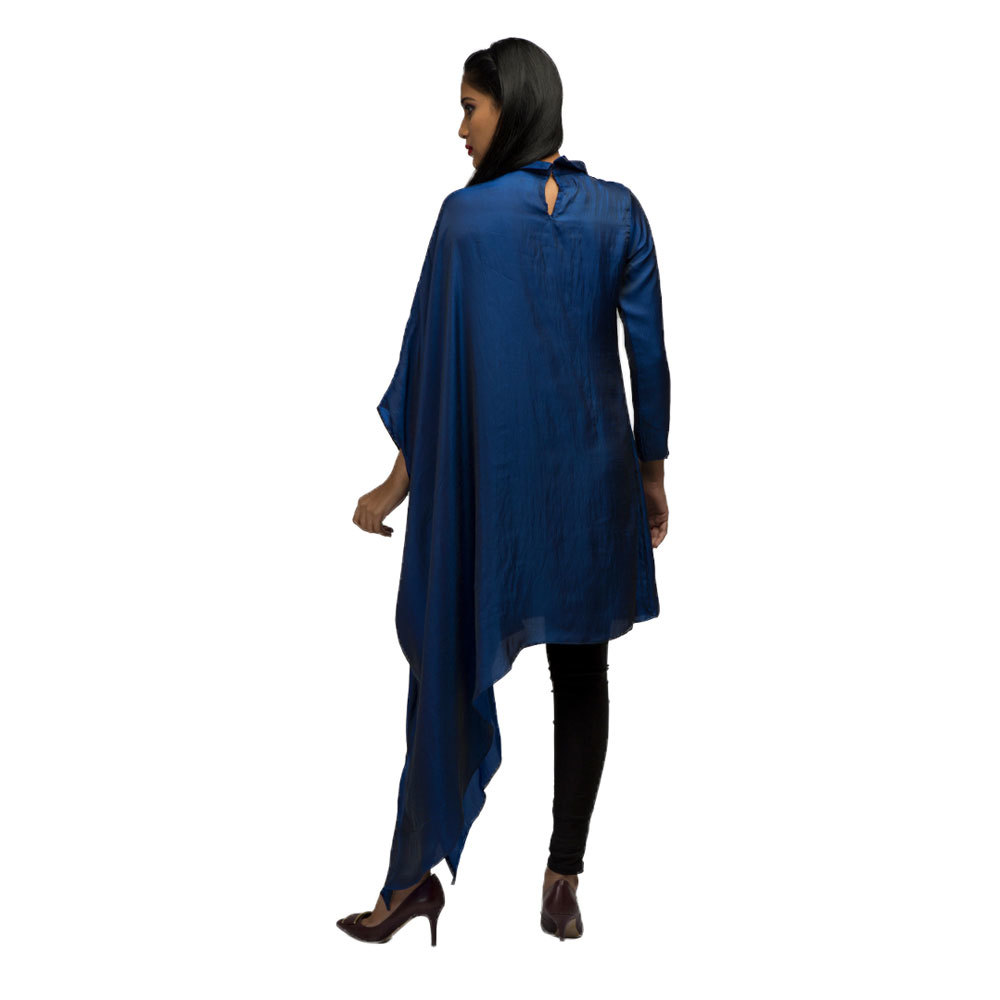 Ladies Kaftan Style Tunic With Hand Embroidery Front